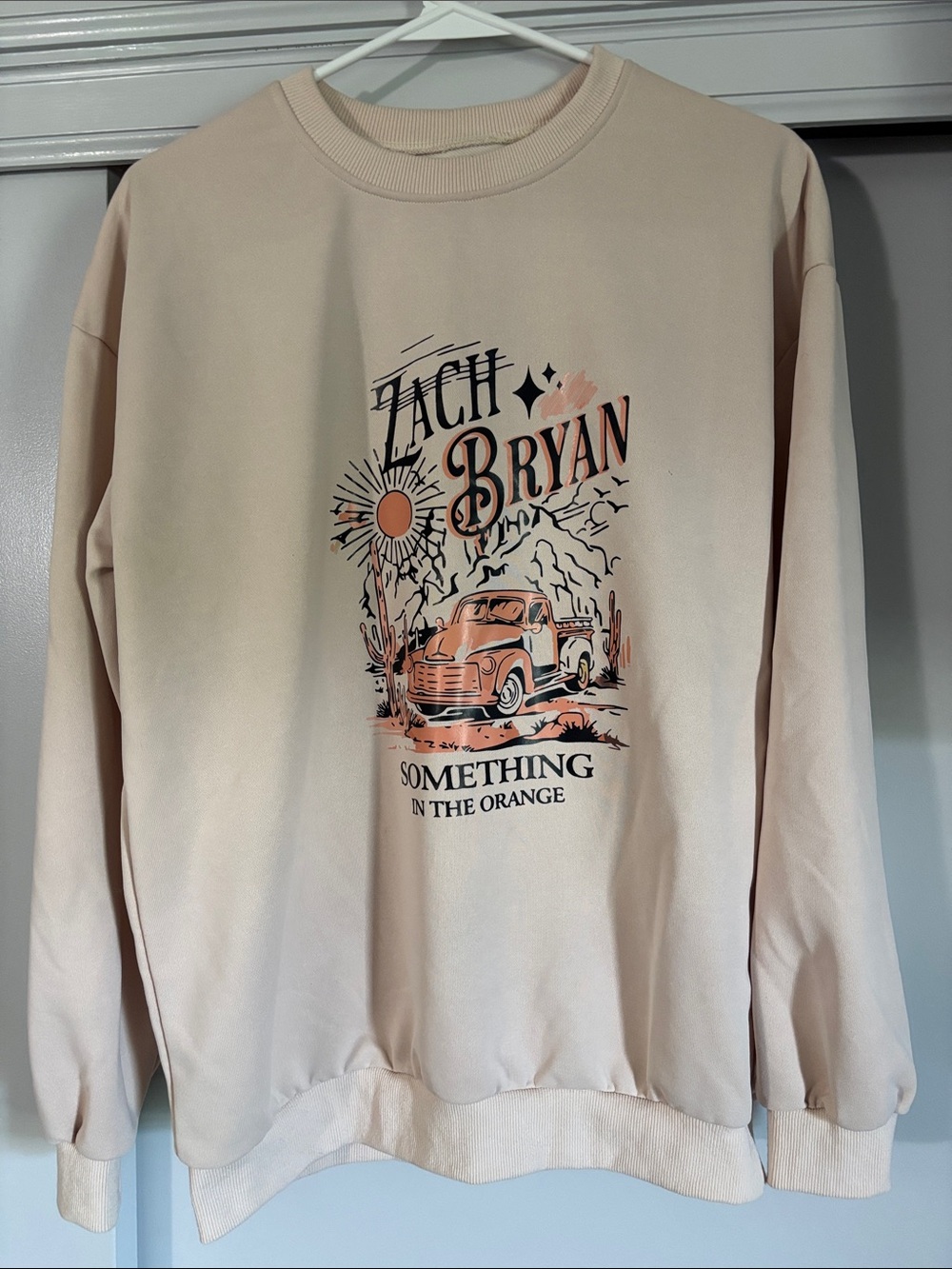 Zach Bryan Something In The Orange Crewneck